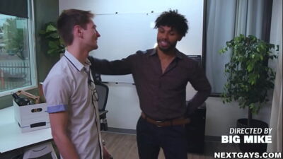 Tony Genius and Trevor Harris fuck at the office